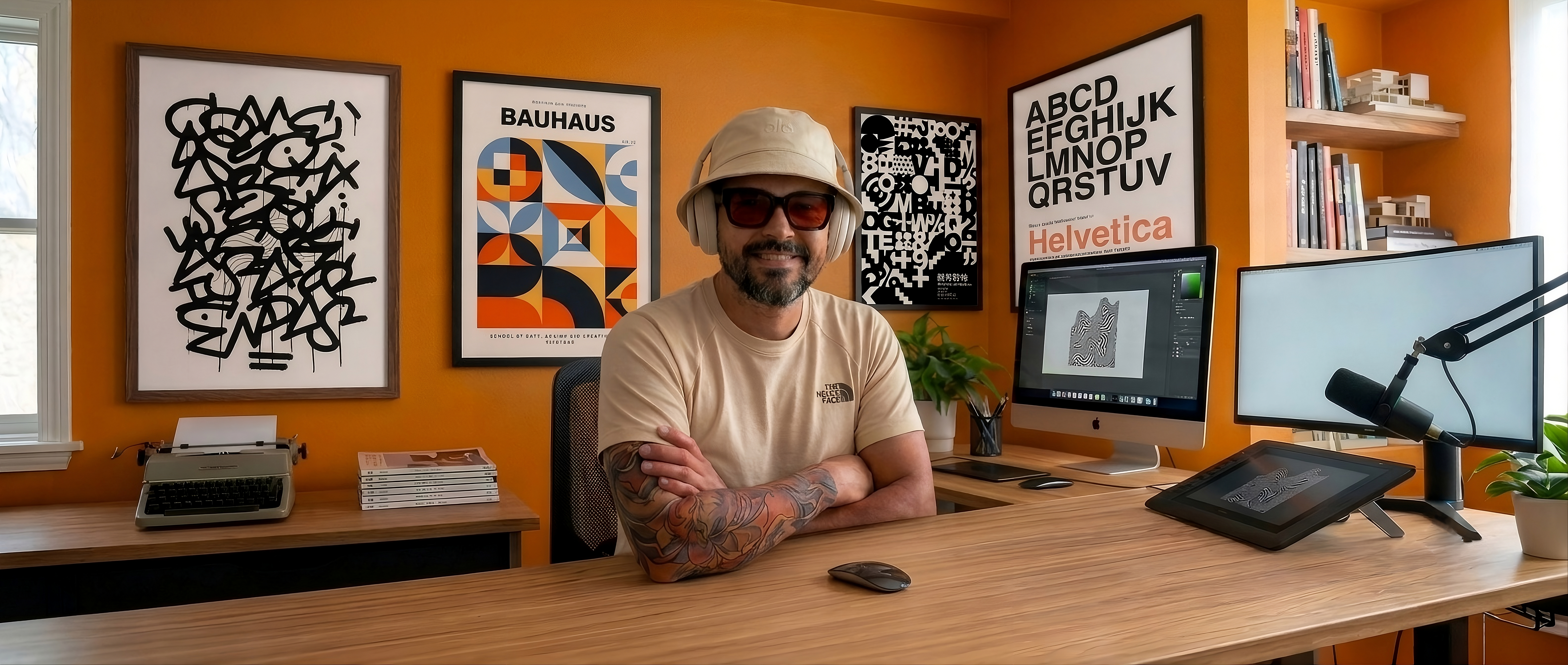 Jorge Desmond en su estudio
